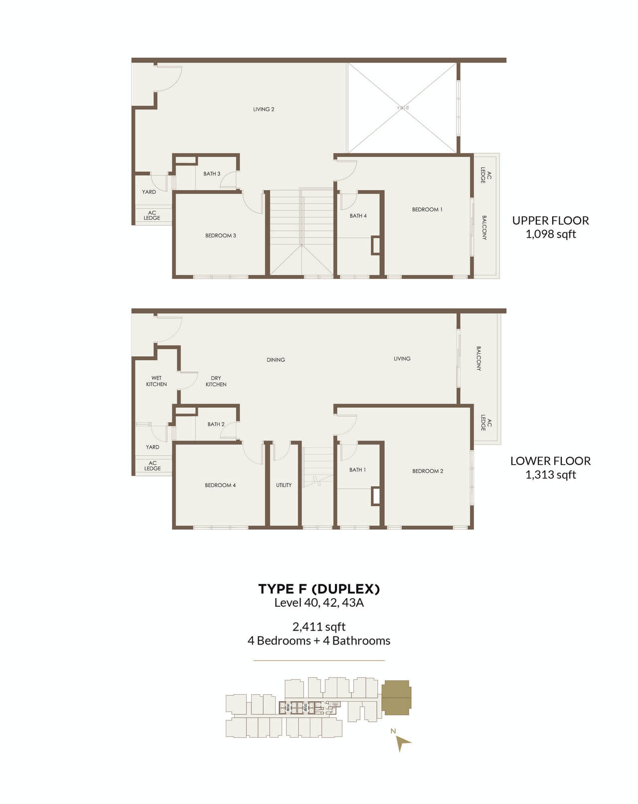 Aethera Residences Floorplan - Type F