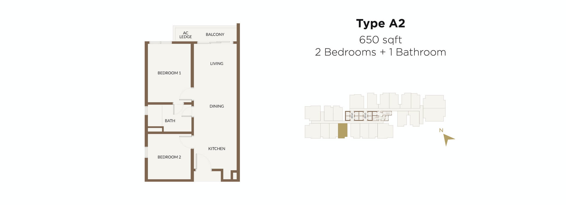 Aethera Residences Floorplan - Type A2